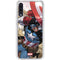 Marvel Captain America Epic Shield Break Galaxy A50 Clear Case