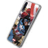 Marvel Captain America Epic Shield Break Galaxy A50 Clear Case