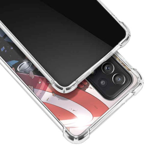 Marvel Captain America Epic Shield Break Galaxy A52 5G Clear Case