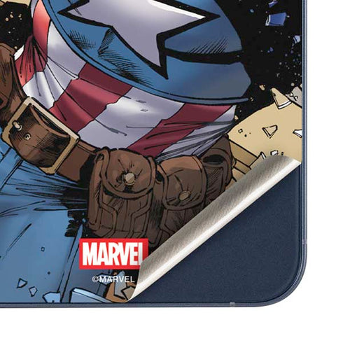 Marvel Captain America Epic Shield Break Galaxy A55 5G Skin