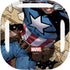 Marvel Captain America Epic Shield Break Galaxy Buds Live Skin