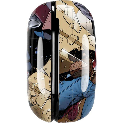 Marvel Captain America Epic Shield Break Galaxy Buds Live Skin