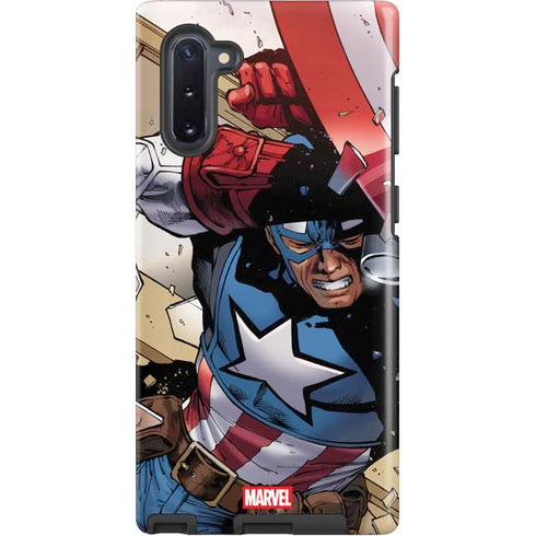 Marvel Captain America Epic Shield Break Galaxy Note 10 Pro Case
