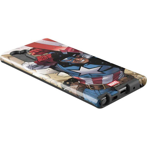 Marvel Captain America Epic Shield Break Galaxy Note 10 Pro Case