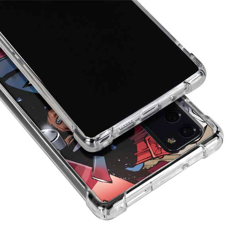 Marvel Captain America Epic Shield Break Galaxy Note20 5G Clear Case