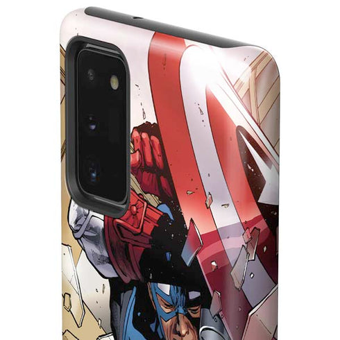 Marvel Captain America Epic Shield Break Galaxy Note20 5G Pro Case