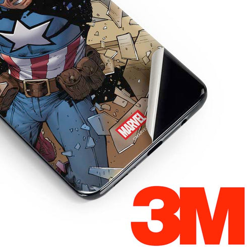 Marvel Captain America Epic Shield Break Galaxy S10e Skin