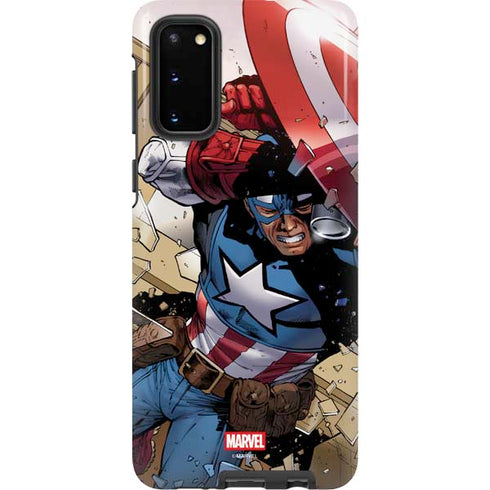 Marvel Captain America Epic Shield Break Galaxy S20 Pro Case