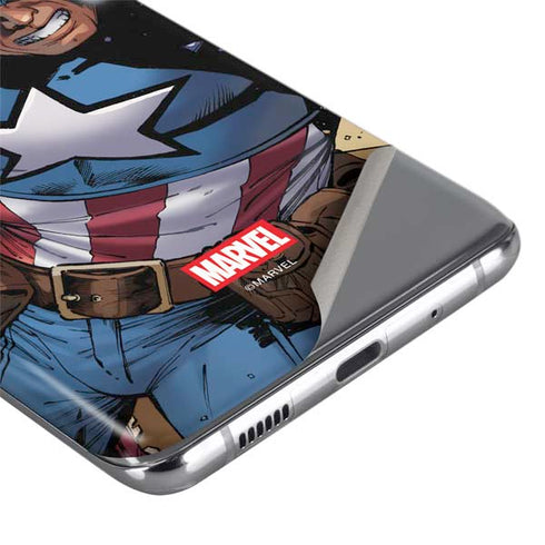 Marvel Captain America Epic Shield Break Galaxy S20 Ultra 5G Skin