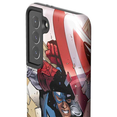 Marvel Captain America Epic Shield Break Galaxy S21 5G Pro Case