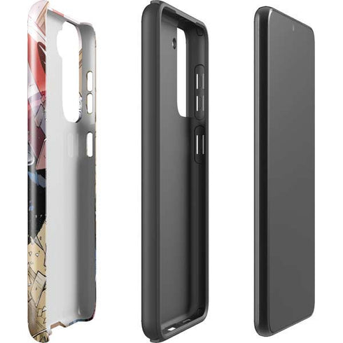 Marvel Captain America Epic Shield Break Galaxy S21 FE Pro Case