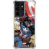 Marvel Captain America Epic Shield Break Galaxy S21 Ultra 5G Clear Case
