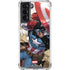 Marvel Captain America Epic Shield Break Galaxy S22 Clear Case