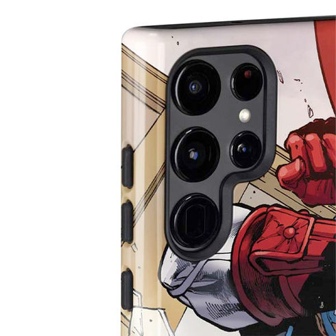 Marvel Captain America Epic Shield Break Galaxy S22 Ultra Pro Case