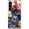 Marvel Captain America Epic Shield Break Galaxy S23 Clear Case