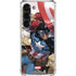 Marvel Captain America Epic Shield Break Galaxy S23 Clear Case