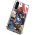 Marvel Captain America Epic Shield Break Galaxy S23 Plus Clear Case