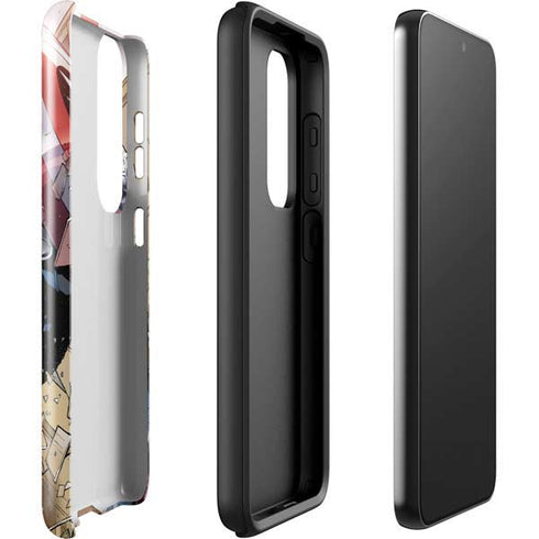 Marvel Captain America Epic Shield Break Galaxy S23 Pro Case