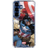 Marvel Captain America Epic Shield Break Galaxy S25 Clear Case