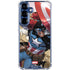 Marvel Captain America Epic Shield Break Galaxy S25 FE Clear Case
