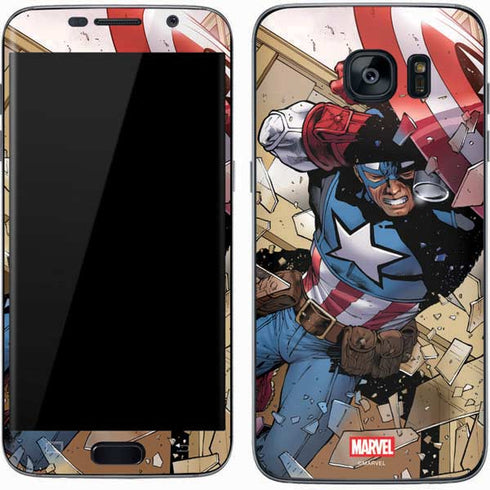 Marvel Captain America Epic Shield Break Galaxy S7 Skin