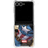 Marvel Captain America Epic Shield Break Galaxy Z Flip7 Clear Case