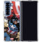 Marvel Captain America Epic Shield Break Galaxy Z Fold7 Clear Case
