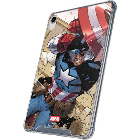 Marvel Captain America Epic Shield Break iPad 11th Gen (2025) Clear Case
