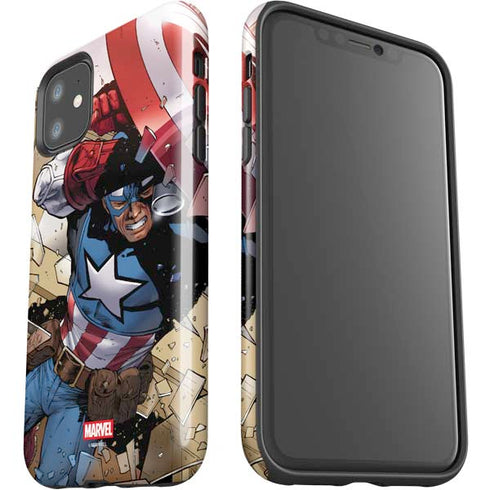 Marvel Captain America Epic Shield Break iPhone 11 Impact Case