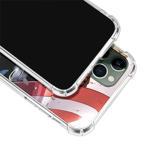 Marvel Captain America Epic Shield Break iPhone 11 Pro Max Clear Case
