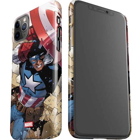 Marvel Captain America Epic Shield Break iPhone 11 Pro Max Lite Case