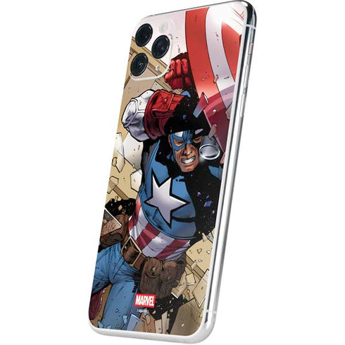 Marvel Captain America Epic Shield Break iPhone 11 Pro Max Skin