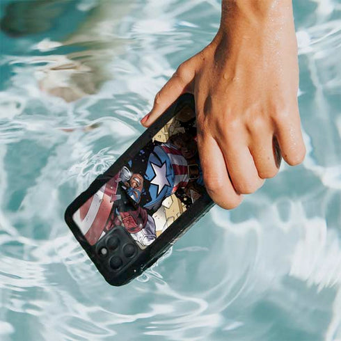 Marvel Captain America Epic Shield Break iPhone 11 Pro Max Waterproof Case