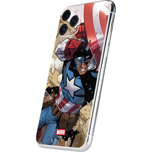 Marvel Captain America Epic Shield Break iPhone 11 Pro Skin