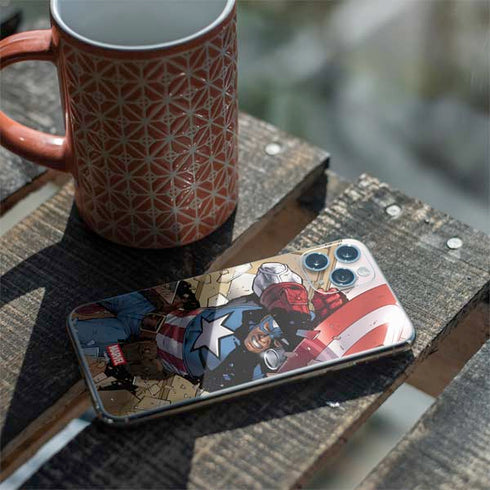 Marvel Captain America Epic Shield Break iPhone 11 Pro Skin