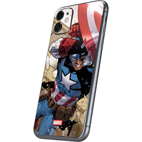 Marvel Captain America Epic Shield Break iPhone 11 Skin