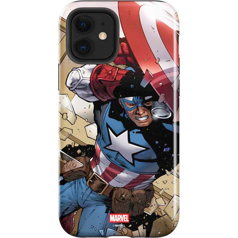 Marvel Captain America Epic Shield Break iPhone 12 Impact Case