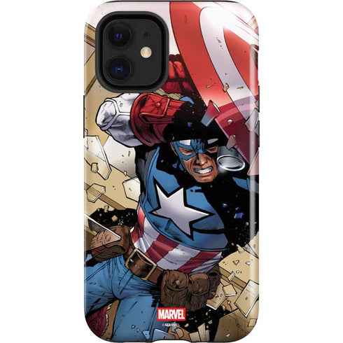 Marvel Captain America Epic Shield Break iPhone 12 Mini Impact Case