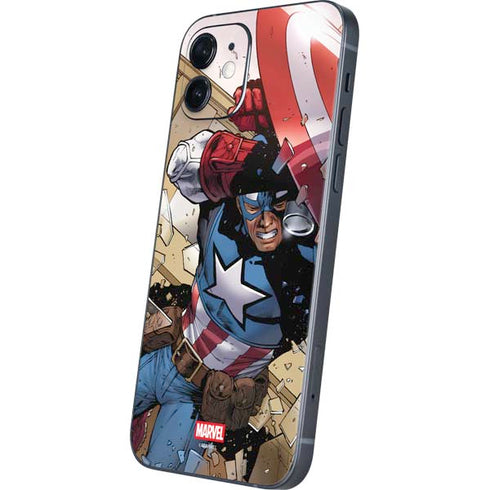 Marvel Captain America Epic Shield Break iPhone 12 Mini Skin