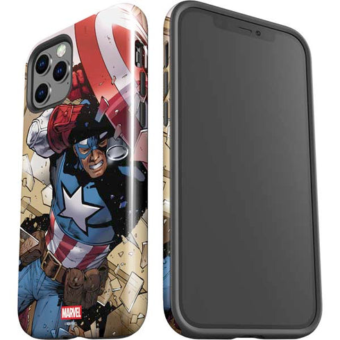 Marvel Captain America Epic Shield Break iPhone 12 Pro Impact Case