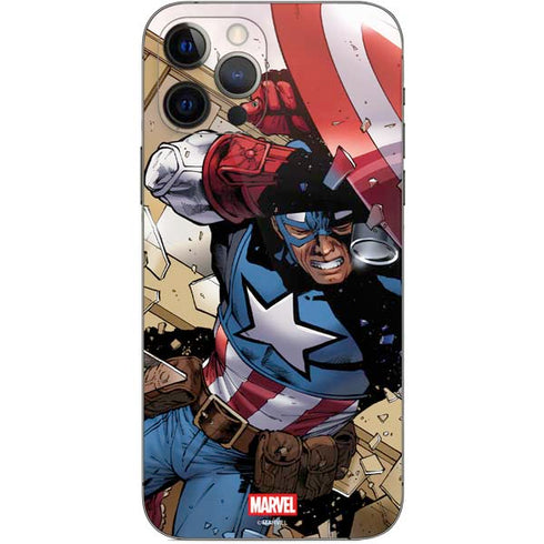 Marvel Captain America Epic Shield Break iPhone 12 Pro Skin