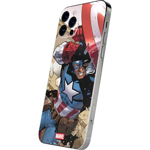Marvel Captain America Epic Shield Break iPhone 12 Pro Skin