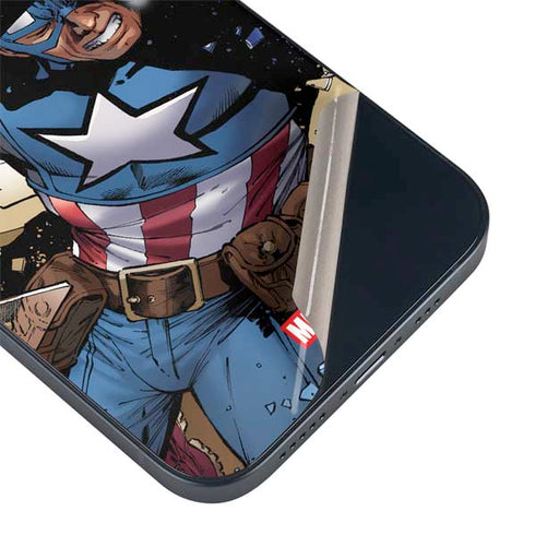Marvel Captain America Epic Shield Break iPhone 13 Mini Skin