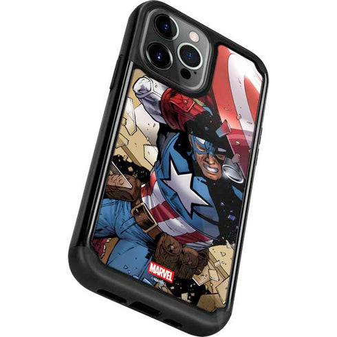 Marvel Captain America Epic Shield Break iPhone 13 Pro Cargo Case