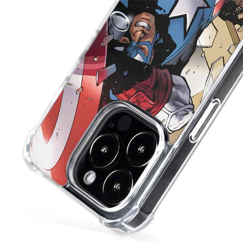 Marvel Captain America Epic Shield Break iPhone 13 Pro Max MagSafe Case