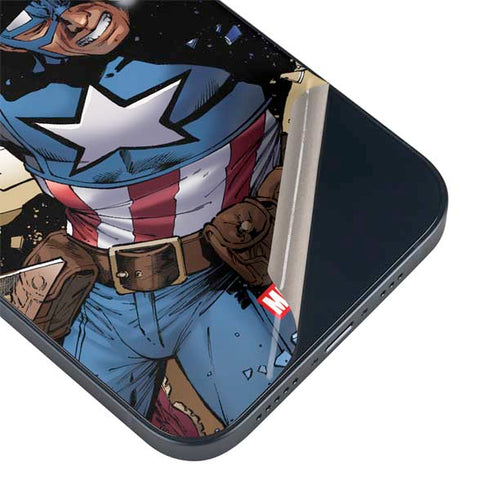 Marvel Captain America Epic Shield Break iPhone 13 Skin