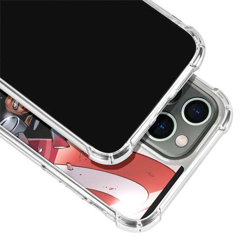 Marvel Captain America Epic Shield Break iPhone 14 Pro Clear Case