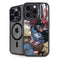 Marvel Captain America Epic Shield Break iPhone 15 Pro Kickstand Case