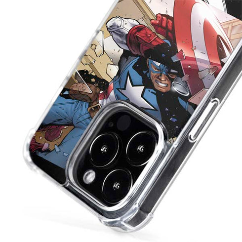 Marvel Captain America Epic Shield Break iPhone 15 Pro MagSafe Case