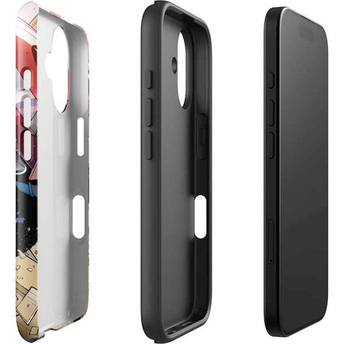 Marvel Captain America Epic Shield Break iPhone 16 Impact Case